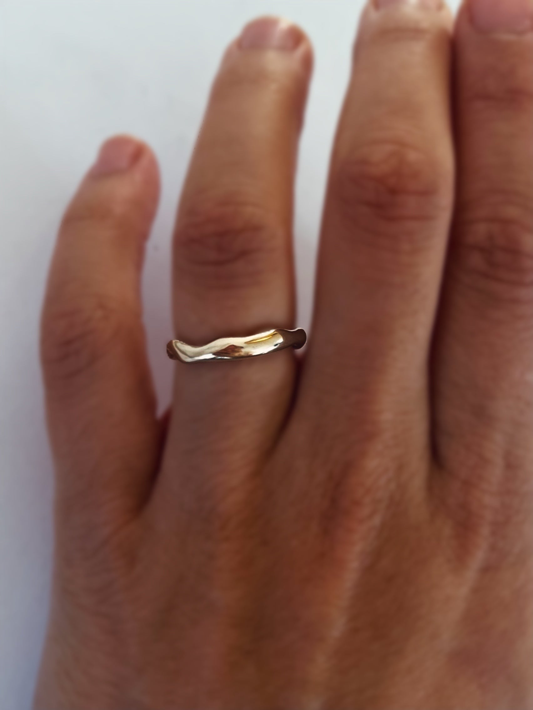 Lily ring - 8 karat guld