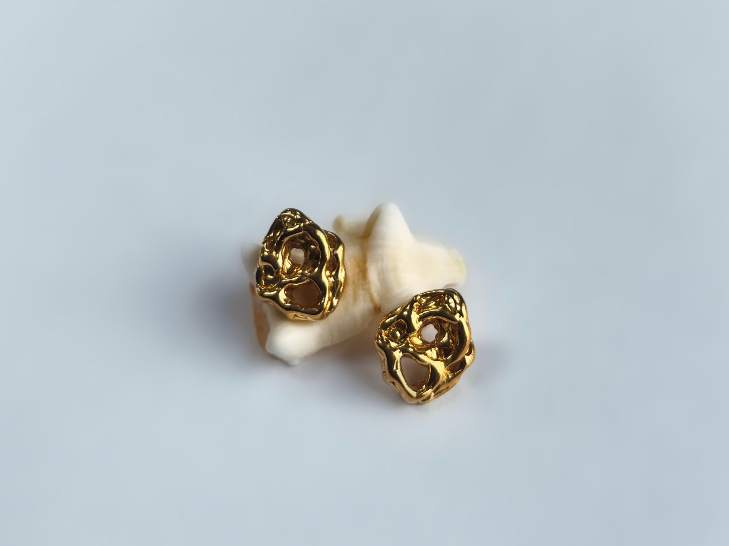 Vulca Ørestikker - forgyldt sterlingsølv