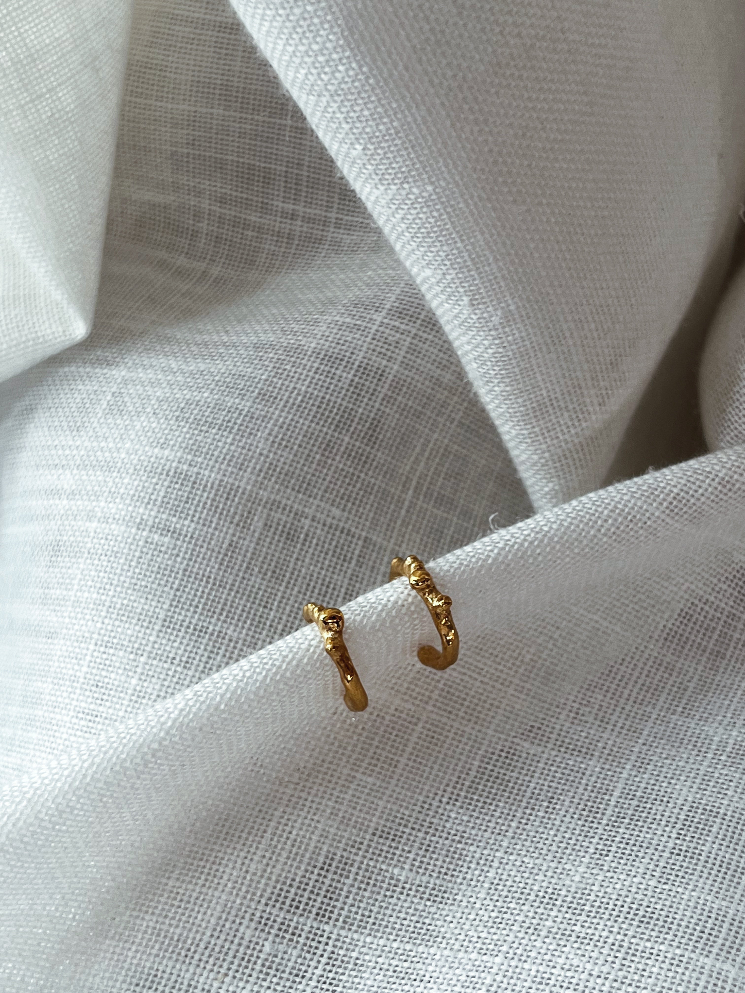 Fiorellino creoler - 8 karat guld